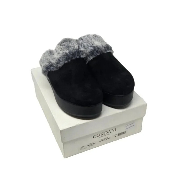 Cordani Darby Black Suede clog size EU 40 US 9 - Picture 1 of 9